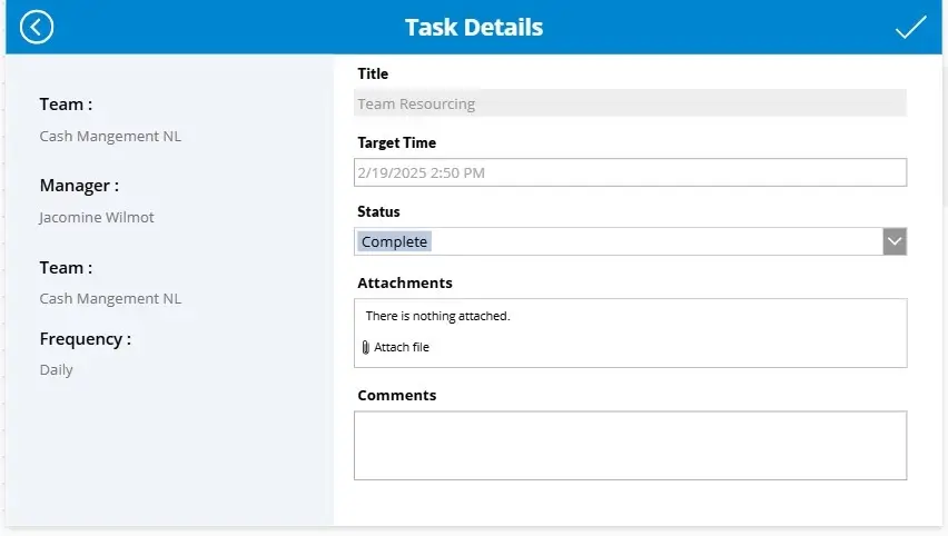 Task Details